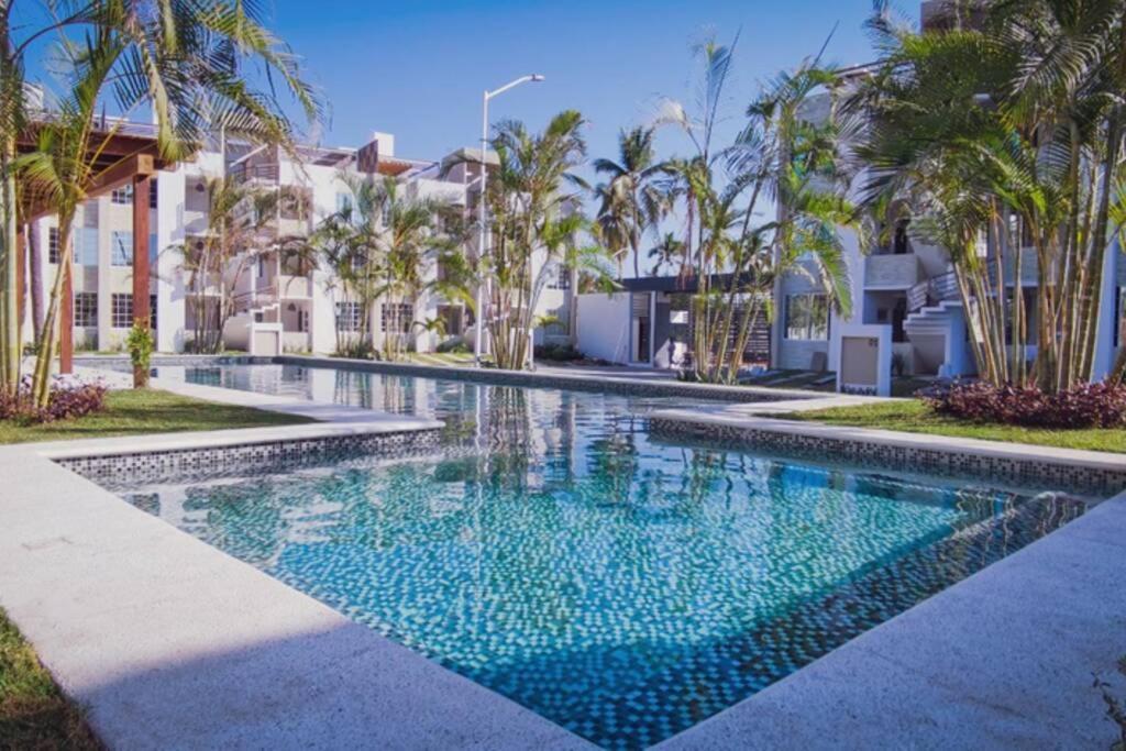 Moderno Depa Con Terraza Y Vista Extraordinaria Appartement Manzanillo Buitenkant foto
