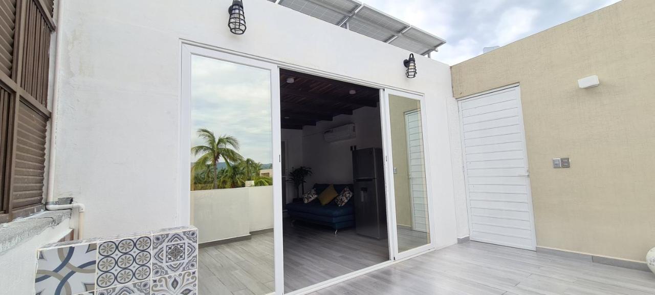 Moderno Depa Con Terraza Y Vista Extraordinaria Appartement Manzanillo Buitenkant foto